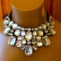 Fun Silver Rhinestones On A Satin Tie. Adjust To Wear Choker Style Or Decorate A Blouse Or Sweater. You Adjust The Length! Adds A Fun Touch To Any Outfit Or Nothing At All! Nwot