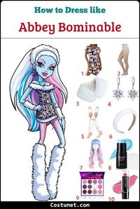 Abbey Bominable's (Monster High) Costume for Cosplay & Halloween 2023