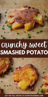 Looking for a cozy fall recipe? Discover the simplicity of Smashed Sweet Potatoes with just 5 ingredients! Perfect for sweet mashed potato lovers, whether you're making dinner or hashbrowns. Explore enchiladas or keto options, or try Japanese sweet potatoes or instant pot recipes. This the best fall vegan dinner recipes.