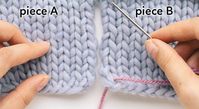 How to Mattress Stitch an Invisible Seam - Sheep and Stitch