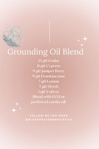 A client reached out asking for grounding roller balls to use as grab bag gifts. I came up with this recipe: https://amzn.to/3JMXydA (Cedar Oil) https://amzn.to/3DEbBhO (Frankincense Oil) https://amzn.to/3YkkvZV (Juniper Berry Oil) https://amzn.to/3Ylfnob (Myrrh Oil) https://amzn.to/3wVWQDe (FCO) Lemon & Vetiver Oil purchased from Melaleuca https://amzn.to/3JFq8Ob (Roller Bottles) #essentialoilproducts #afflink #blackfeatherholistics #plantmedicine #intuitiveoilblending #grounding