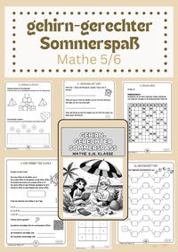 Entdecke den ultimativen Sommerspaß für Mathe in Klasse 5/6! Dieses Ferienheft bietet spannenden Rätselspaß wie Sudoku, Labyrinth, Logisches Denken und mehr, perfekt für die Sommerferien. Kinder können ihre mathematischen Fähigkeiten spielerisch verbessern und gleichzeitig ihre Gehirnleistung steigern. Ideal für Zuhause oder unterwegs, um geistig fit zu bleiben und dabei jede Menge Spaß zu haben. Hol dir jetzt unser gehirn-gerechtes Sommerferienheft Mathe 5/6 und erlebe, wie Mathe auch in den Ferien begeistern kann!