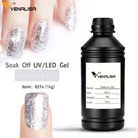 Venalisa 1000ml 12 Color Diamond Shining Glitter Starry Platinum Paint Nail Polish Gel. Color palette How to use supper diamond shining glitter sequins star