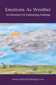 Emotions As Weather Art Directive - Creativity in Therapy