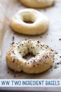 Discover the easy recipe for two-ingredient bagels! Learn how to make delicious, fluffy bagels with just Greek yogurt and self-rising flour. Perfect for quick, homemade treats. WW friendly.