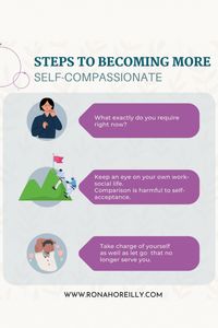 1. Ask yourself what you need
2. Avoid comparisons, work on work life balance
3. Let go of things that no longer serve you
#selfcare #selfcompassion #whatdoyouneed #letgo #worklifebalance #bekindtoyourself