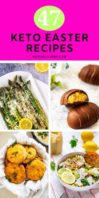 Celebrate the best of the season with this delicious collection of Keto Easter Recipes. These recipes are guaranteed to make your Easter celebration one to remember with everything from easy sides to meaty mains and even breads and desserts.