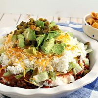 I’m checking out a delicious recipe for Seven Layer Tex-Mex Dip Recipe from Fry’s Food Stores! 