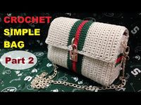 How to Crochet Clutch Purse Part 1 - Hướng dẫn móc ví cầm tay (P1) - YouTube