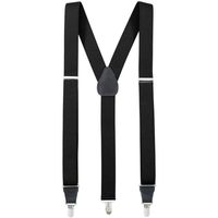 Y-Back Suspenders: The Perfect Solution For Keeping Your Pants Up Without Worrying About The Clip End Mens Suspenders Becoming Torn And Raveled After A Short Time, Hold'em Men's Y-Back Clip Suspenders For Men Combine The Very Best Secure Hold And Everlasting Quality. High-Quality Construction: Measuring 1.25 Inches Wide, These Mens Suspenders Are Expertly Crafted Of 100% Woven Elastic Polyester With A Genuine Leather Crosspatch And Prong Clips To Provide The Perfect Combination Of Comfort And Du