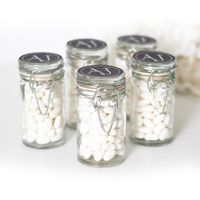 Celebrate It Occasions Snap-Top Favor Jars & Chalkboard Labels