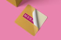 MERAKI is a a vibrant, stationary brand createing an exciting alternative to standard reading supplies. For their packaging designs, we used solid colors to convey excitement and boldness. To work with us on custom banding like this for your business, visit our website at https://uhmo.nl/en/ or our instagram at brandingstudio_uhmo.