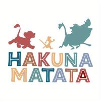 Heat Transfer Sticker Hakuna Matata Diy Iron Clothing - Temu Sweden