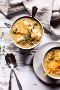 Broccoli Cheddar Chicken and Dumpling Soup - comfrting, simple and so delicious...perfect way to cozy up to October! From halfbakedharvest.com