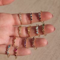 Ombre Gold Birthstone Ring | Local Eclectic – local eclectic