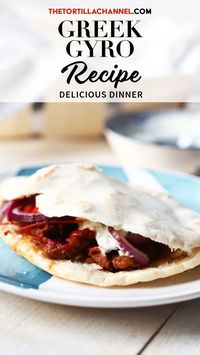 Greek pork gyro recipe. Discover the best ideas and inspiration for homemade Greek pork gyros. Give this easy recipe a try. Your family will love it. Save the pin for later! Authentic Greek Gyros Recipe, Gyro Meat Recipe, Greek PorkPork Gyros, Greek Gyros, Gyro Recipe, Greek Dishes, Global Recipes