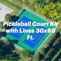 This pickleball sport court tile offers comfort and resiliency for safer play. Tiles have expansion and contraction joints allowing the base to undulate for give to help prevent injury. Play area dries quickly as the tiles are perforated. Easy to maintain and repairs can be easily made, 20 additional tiles included of each color, if repairs are needed.