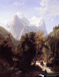 Path Through the Mountains - William Trost Richards - 1858