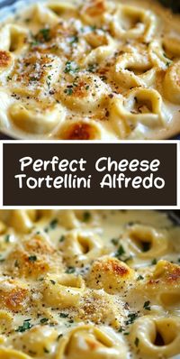 Learn how to make the perfect cheese tortellini in a smooth Alfredo sauce. This recipe brings restaurant-quality flavor to your kitchen with just a few ingredients. Ideal for any pasta lover seeking a creamy meal.