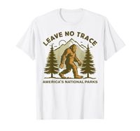 PRICES MAY VARY. Leave No Trace America National Parks Shirt Funny Sasquatch Leave No Trace America National Parks Shirt Funny Big Foot Lightweight, Classic fit, Double-needle sleeve and bottom hem