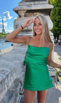 Green Casual Dress Short Party Gown Homecoming Dresses fg6336 – formalgowns