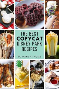 Create your own Disney copycat recipes at home to enjoy your favourite treats, drinks and meals, even after your Disney family holiday is over. These copycat recipes of Disney park favourites are sure to delight the whole family! From dole whip to Mickey treats, you don't need a special occasion to recreate your favourite copycat Disney recipes at home! The best recipes from Disneyland, Disney World and the rest of the Disney Parks!