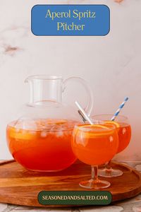 Enjoy the refreshing taste of Aperol Spritz with this easy batch cocktail recipe. Perfect for summer gatherings with friends!