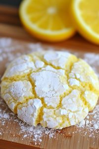 Lemon Crinkle Cookies