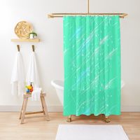 Get my art printed on awesome products. Support me at Redbubble #RBandME: http://www.redbubble.com/people/roanemermaid/works/36869145-mint-expression?p=shower-curtain&asc=u