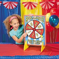 Carnival Spinner Game | Spin the wheel and win a prize! This classic carnival game is a must for your event. #carnival