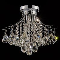 House of Hampton® Selleck 3 - Light Unique Tiered Chandelier with Crystal Accents & Reviews | Wayfair