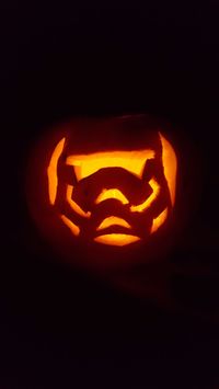 First Order Storm Trooper Pumpkin