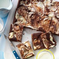 Cream Cheese Swirl Brownies