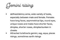 Gemini rising