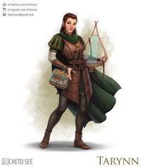 ArtStation - Tarynn, Half-Elf Bard, Cheto See