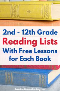 Reading Lists With Free Lessons for Each Book