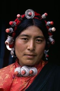 Beautiful Tibetan Khampa man