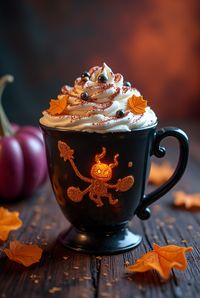 Get ready for the perfect Halloween coffee setup! 🎃☕️ Add a touch of spooky elegance to your morning routine with a beautifully styled aesthetic coffee cup. From dark tones to cute Halloween accents, this setup will elevate your autumn vibes! 🍂👻 #HalloweenCoffee #AestheticVibes
