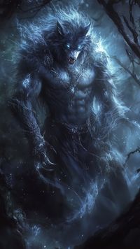 https://t.me/fantasyArtsAI  Enshrouded in the whispers of a moonless night, a formidable creature stands, its presence an amalgam of raw power and enigmatic grace. The being’s lupine visage, crowned with a mane that dances like smoke, exudes an otherworldly allure. Its eyes, gleaming with the wisdom of aeons, pierce through the veil of darkness. Muscles ripple beneath its shadowy fur as it holds dominion over the ethereal forest realm. Around it, the air itself seems to shiver with energy, as if nature bows before this majestic guardian of twilight secrets.