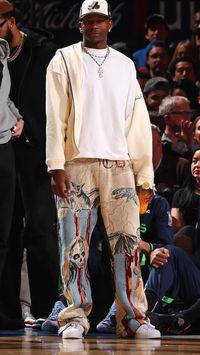 Anthony Edwards 🏀🔥 Men's Outfit Ideas Fashion Style Fit Check NBA Minnesota Timberwolves Basketball Wallpaper Background Aesthetic #sports #nba #bsb #basketball #minnesota #photo #photooftheday #photography #wallpaper #background #aesthetic #poster #adidas #casual #shirt #fit #outfits