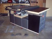 Table Saw Workstation Plans | Table saw work station