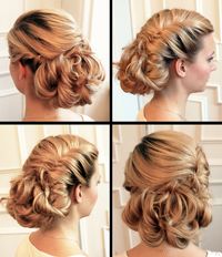 Glamourous wedding hair