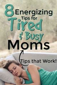 Are you a tired and busy mom? Finding energy throughout the day to get the daily tasks done can sometimes be difficult. Try these five simple, energizing tips from Pint-sized Treasures to get you moving! Moms need extra energy, and these tips will help every tired mom!