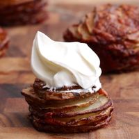 Garlic Parmesan Potato Stackers