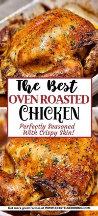 Experience the joy of a hearty and affordable meal with this Easy Whole Roasted Chicken Recipe. Perfect for a cozy fall evening, this oven-roasted chicken is sure to leave your family asking for seconds (and thirds!). Say goodbye to complicated dishes and hello to a new favorite meal. Follow me for more great recipes!