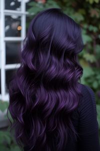 42+ Stunning Midnight Purple Hair Ideas