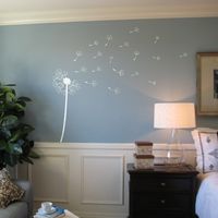 Dandelion Blowing in the Wind Wall Decal Large by lewasdesigns, $35.00