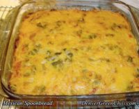 Mexican Spoon Bread - Denver Green Chili