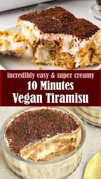 10 Minutes Vegan Tiramisu – Reserveamana