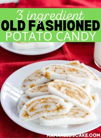 Old fashioned potato candy originated during the Great Depression era as a sweet treat made with inexpensive ingredients. Made with just three simple ingredients, this old-fashioned candy is a popular no bake treat during the Holiday season and great to give as gifts.This old-fashioned potato candy recipe is 100 years old and a popular candy recipe to give as gifts and to enjoy during the holiday season.